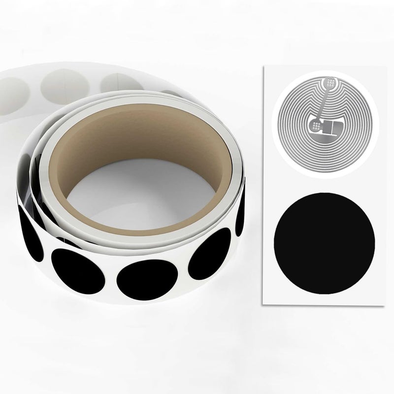 Timeskey NFC 20pcs Ntag213 NFC Chip Black Sticker Tags - 144 Bytes, Compatible with All NFC-Enabled Smartphones - Image 1